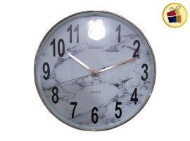 RELOJ REDONDO FONDO SIMIL MARMOL POKA (CA4869/418613)