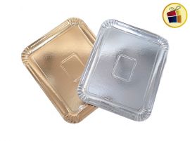 BANDEJA Nº4 28X34 LABRADA ORO Y PLATA 2KG (5327/75327) COMERCIAL DAVIES 