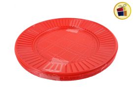 (P.G.R.C1.C2.F.B.RCIA)PLATO 17 ROJO X10 CHICO (22043) PLASTICO SAN ANDRES