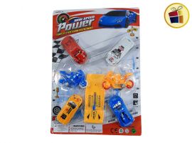 N22 LANZADOR +4 AUTOS+2 MOTOS BLISTER FLUSS (103-8K/100141)