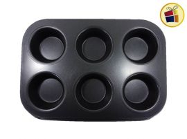 MOLDE PARA MUFFING ANTIADHERNTE X6 (21513-12/62112) EL REY DEL BOSQUE 