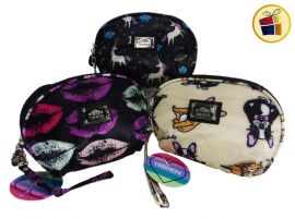 PORTA COSMETICO OVAL CHICO ESTAMPADO TRENDY /81842/8184)