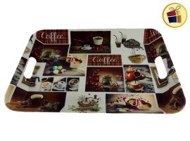 BANDEJA PLASTICA RECTANGULAR ESTAMPADA 46X32CM POKA (NS249761/497618)