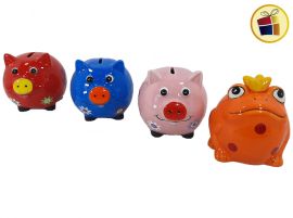 ALCANCIA DE CERAMICA ANIMALES SONRIENTES 10 Y 17CM BARCEL (555015/D508/509)