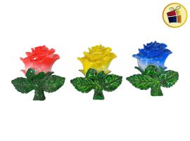 ADORNO IMAN FLOR POLIRESINA 6CM ((CHIMA)) (685-1/160473)