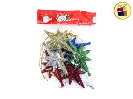 ADORNO NAVIDEÑO ESTRELLA FUGAZ X6 EN BOLSA ATHAND (D524-19-21/419215)