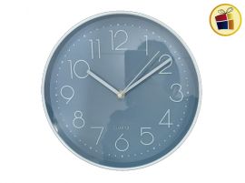 RELOJ PARED REDONDO 25CM NUMEROS EN RELIEVE BARCEL (605045/D504)