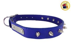 COLLAR CUERO P/PERRO C/TACHA PUNTA 57X2.5CM (P-811-26/811263)