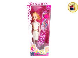 N22 MUÑECA + VESTIDO+ PEINE CAJA VISORA 27CM FLUSS (669-1/372966)