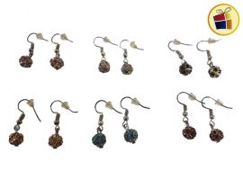 (PROMO X2) ARO COLGANTE CIRCULO CON STRASS (CV) (589028)