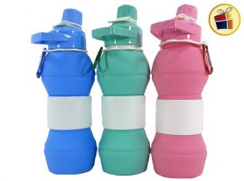 BOTELLA DEPORTIVA SILICONA EXPANDIBLE 25CM POKA (NS230157Z/301577)