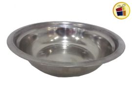 (30/20%) BOWL DE ACERO REDONDO CIRCULOS 23CM  (367011/DD8609/00436)