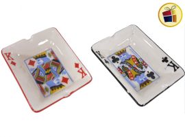 CENICERO CERAMICA FORMA NAIPE 13X9CM (058550/DL1612)