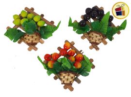 "DTO30%P" ADORNO FRUTAS EN CANASTA MEDIA CERCA  (855029)