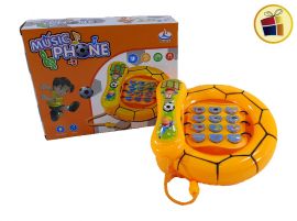 "P.R"TELEFONO MUSICAL PELOTA 16CM CAJA SEBIGUS (53124/051291)