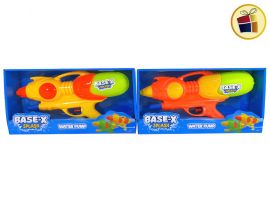 PISTOLA LANZA  AGUA CON TANQUE SURTIDO COLORES 28CM CAJA SEBIGUS (8237/240610)