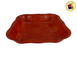 BOWL BAMBOO CUADRADO ONDAS 25CM LABANIM (AD149-11/149119)