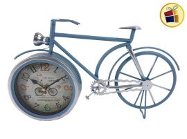 RELOJ METAL VINTAGE BICIBLETA 38X23CM IDEAS (CF12357/147593)