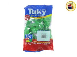 (P.VA.)GLOBO TUKY VERDE 12" X25UND (40066) DERPOL TUKY