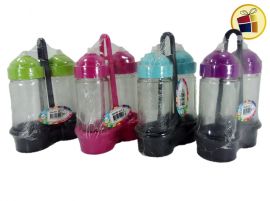 VINAGRERO X2 SET VIDRIO TAPA PLASTICA DAYSAL (310207)