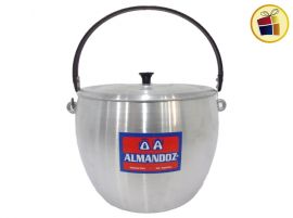 OLLA N°22 BOMBE ALUMINIO CON ARCO CHAROL ALMANDOZ  (103/557729)