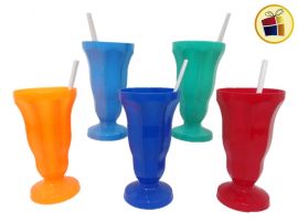 COPA POSTRE PLASTICA CON CUCHARA  TREBOL (0127/290700)