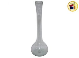 FLORERO DE VIDRIO LISO SUSPIRO 52 CM INTERCAN (333759/232)