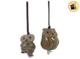 ADORNO BUHO CERAMICA CAMPANITA 6CM NICO (7994-3/450884)