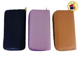 (PC-G-ST-R-F-B-RCIA)BILLETERA PARA DAMA DOBLE CIERRE LISA (75413/47-25-4)