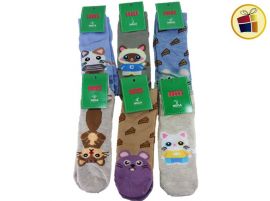 MEDIA SOQUETE PARA DAMA ESTAMPADA (95459)