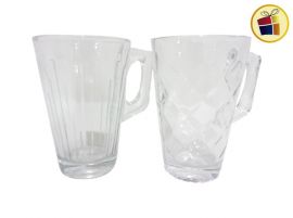 JARRO  DE VIDRIO CASPIAN ROMBO/RAYADO 11X7,5 (194066/09098/090100/802540/891003)