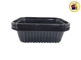 BANDEJA 102 X10  NEGRA MICROONDAS (48193) CELPACK