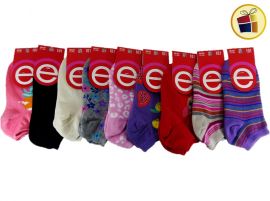 MEDIA SOQUETE ESTAMPADA PARA DAMA ELEMENTO (01012/101)