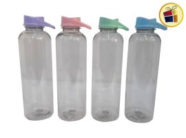 BOTELLA DEPORTIVA TAPA COLORES 23CM (6028/387430)