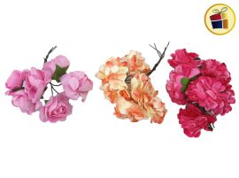 FLORCITA ARTIFICIAL RAMO X6 SURTIDA (541-14-1/62995/10039)  CH