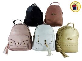 (OFERTA FINAL)MOCHILA CHICA CUERINA IMPORTADA VARIOS MODELOS (75764/47-26-1)