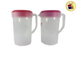 "P.C1.C2"JARRA PLASTICA 2 1/4LTS TAPA COLOR HERALDPLAST (J-127/191276)