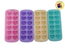 CUBETERA PLASTICA CORAZONES23.5X10 CM DIF PLAST (022005/398/200)