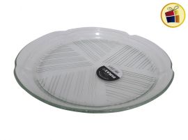 "P.C1.C2.M"PLATO DE VIDRIO PLAYO GOLD DURAX (410264/D107)