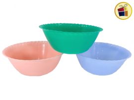 ENSALADERA FACETADA CON ONDA DIF PLAST(309/383093)