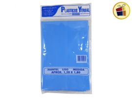 MANTEL PLASTICO RECTANGULAR 120X180 LISO YERBAL LISO (2106/7440/450275)