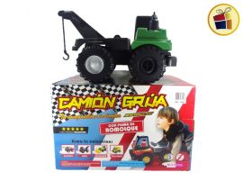 NEW CAMION GRUA POWER TRUCK EN CAJA 40CM APROX. MAXPLAST (15087/961496)
