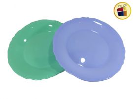 PLATO PLAYO PLASTICO  CON ONDAS 24CM MATRICERIA (781707/170)