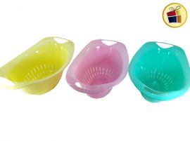 COLAPASTAS PLASTICO CON ASA 20.5X32.5CM "POO" (200/060083/620287/200/621420)