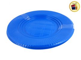 (P.R.C1.C2.F.B.RCIA)PLATO 22 AZUL X10 GRANDE (39691) PLASTICO SAN ANDRES