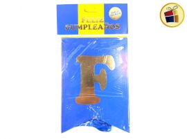 (P.ST.C1.C2.F.B.RCIA.VA.)BANDERIN FELIZ CUMPLE AZUL Y AMARILLO X1 (03348-79/06484) GOLD MUNDO 