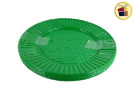 (P.G.R.C1.C2.F.B.RCIA)PLATO 17 VERDE FUERTE X10 CHICO (799936) PLASTICO SAN ANDRES