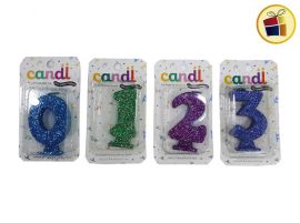 (P.R) VELA  NUMERO BRILLO COLOR BLISTER (49075) TOMAS FRANCO