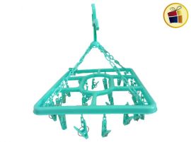 TENDEDERO PLASTICO 24 BROCHES RECTANGULAR 37.5 X 31 CM (GO82100/019002)