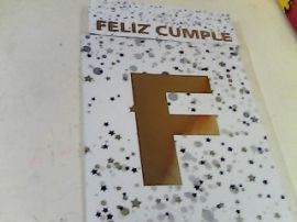 (P.ST.)BANDERIN FELIZ CUMPLE XL BLANCO CONFETI X1 (03348-67/06002) GOLD MUNDO 